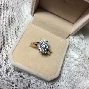 10K Gold Bridal Set Engagement Ring!